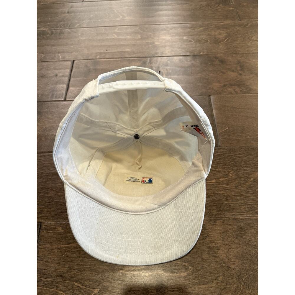 Vintage 90s Universal White Atlanta Braves 1991 World Series SnapBack Hat Cap - Picture 7 of 9